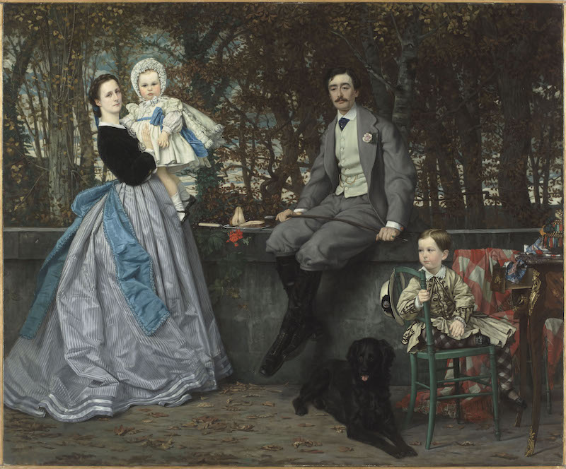 James Tissot (1836-1902). L’ambigu moderne : James Tissot, Portrait du marquis et de la marquise Miramon et de leur enfants